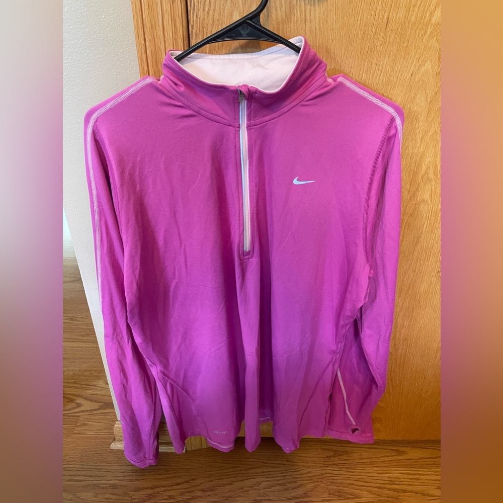 Nike Long Sleeve Zip Shirt